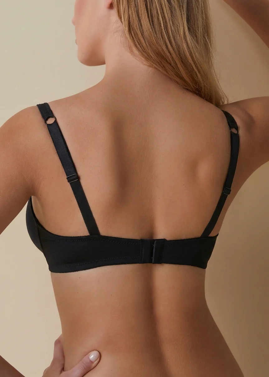 Reggiseno con ferretto senza imbottitura con dettagli in tulle e fiocchetto - Image 6